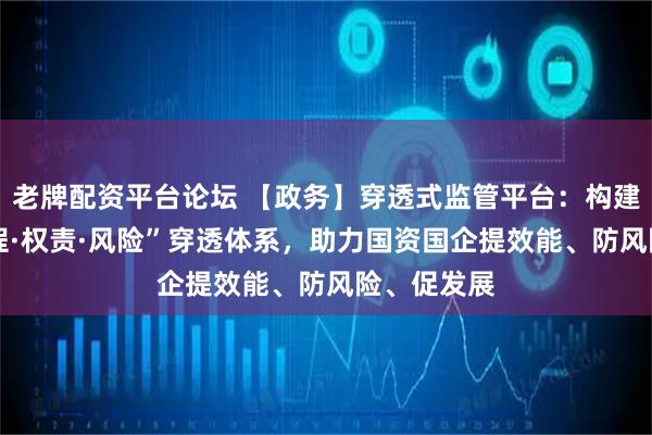 老牌配资平台论坛 【政务】穿透式监管平台：构建“数据·流程·权责·风险”穿透体系，助力国资国企提效能、防风险、促发展